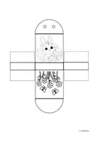 Vorschau - Mal- und Bastelvorlagen - Ostern Basteln - Verpackung für Mini-Schokolade - Bastelvorlage Ostern - Seite 2
