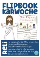 Vorschau - Arbeitsblätter - Karwoche Flipbook oder Lapbook für Religion I Ostern in der Grundschule - Deckblatt