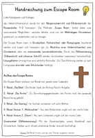 Vorschau - Stundenentwürfe - Christentum Grundschule Klasse 1 und 2 ESCAPE ROOM Weltreligionen Ethik Religion - Seite 1