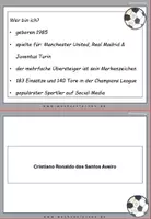 Vorschau - Fördermaterial/Inklusion - Cristiano Ronaldo Fußball Spezial: Fehlerteufel Lesekarten Kommasetzung - Seite 3