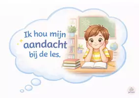 Voorbeeld - Klasafspraken in denkwolkjes - Pagina 1