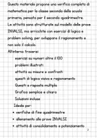 anteprima - Esercizi - Verifica di secondo quadrimestre matematica classe seconda primaria - Pagina 1