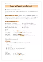 Vorschau - Arbeitsblätter - Materialpaket: Reported Speech with Backshift - Seite 1