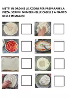anteprima - Compiti in classe/Test - VERIFICA DI CUCINA 1: INGREDIENTI E PROCEDURA PER PREPARARE LA PIZZA - Pagina 2
