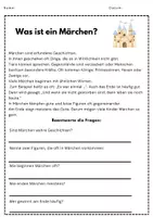 Vorschau - Arbeitsblätter - Leseverständnis Märchen Klasse 2 und Klasse 3 - Seite 2