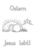 Vorschau - Arbeitsblätter - Jesu Tod und Auferstehung - Karfreitag bis Ostern - Unterrichtsidee und Klappbild - Seite 3