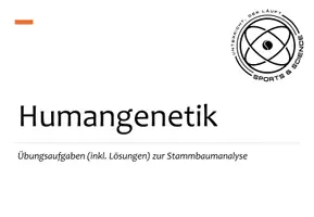 Vorschau - Arbeitsblätter - Übungs- und Vertiefungsaufgaben zur Stammbaumanalyse - Seite 1
