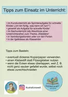 Vorschau - Mal- und Bastelvorlagen - Igel Klassentier Lesezeichen Ecke - Basteln und Ausmalen - Igelklasse - Seite 1