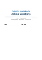 Vorschau - Stundenentwürfe - Komplettpaket zum Thema „Fragen stellen" auf Englisch - ausführliches Übungs-Workbook & vollständig ausgearbeitete, interaktiven Unterrichtsaktivitäten - Deckblatt