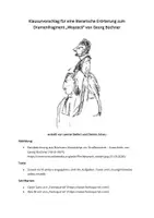 Vorschau - Klassenarbeiten - Klausurvorschlag mit EWH zu Büchners Woyzeck - Deckblatt