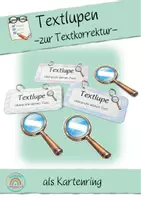 Vorschau - Anderer Materialtyp - Textlupen zur Textkorrektur - Deckblatt