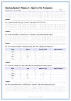 Vorschau - Stundenentwürfe - Sachaufgaben Klasse 4 – Großes Bundle (100+ Aufgaben) | Multiplikation, Addition & Subtraktion | differenziert | mit Lösungen | Arbeitsblätter - Seite 2