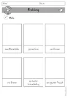 Vorschau - Arbeitsblätter - Frühling Arbeitsblatt Leseverstehen differenziert - DaZ DaF Sprachförderung - Seite 2