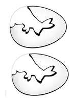 Vorschau - Stundenentwürfe - Osterkarten basteln und malen - mit Hase oder auferstandenem Jesus - Seite 1