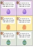 Vorschau - Arbeitsblätter - Materialpaket Ostern: Ferienbingo und Grußkarten mit Geheimwort - Seite 3