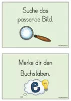 Vorschau - Bildkarten - Deckblatt Bildkarten Ablauf Lesespaziergang - Seite 2