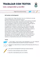 Vorschau - Arbeitsblätter - Einfacher spanischer Text - mi familia - differenzierte Aufgaben - 1. Lernjahr - Deckblatt