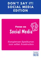 Vorschau - Aufgabenkarten - Don't say it! - Social Media Edition - Deckblatt