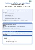 Vorschau - Arbeitsblätter - Funktionen aufrufen und entschlüsseln (Python) - Seite 2