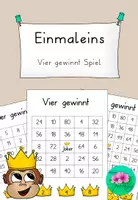Vorschau - Spiele - Einmaleins Vier gewinnt - Deckblatt