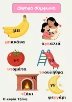 Προεπισκόπηση - Υποστηρικτικό υλικό / Ειδική αγωγή - Δίψηφα σύμφωνα και φωνήεντα - Σελίδα 1