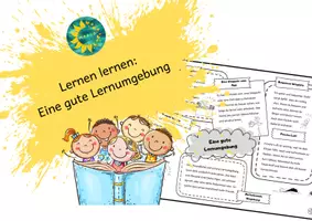 Vorschau - Bildkarten - Lernen lernen: Eine gute Lernumgebung - Deckblatt