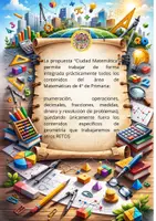 Vista previa - Hojas de trabajo - LA CIUDAD MATEMÁTICA Juego de Matemáticas con Problemas - página 2