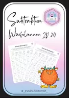 Vorschau - Arbeitsblätter - Materialpaket Subtraktion Zahlenraum 20 - Seite 1