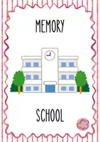 Vista previa - Juegos / Gamificación - SCHOOL - Juego de Memory de vocabulario en inglés - Portada