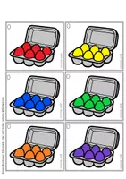 Vorschau - Aufgabenkarten - Eier nach Farben sortieren: Feinmotorik & Pränumerik spielerisch lernen - Seite 2