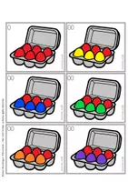 Vorschau - Aufgabenkarten - Eier nach Farben sortieren: Feinmotorik & Pränumerik spielerisch lernen - Seite 3