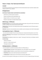 Vorschau - Stundenentwürfe - Handlungen reflektieren lernen, anhand der Geschichte vom Dachs. Mit dem Ansatz der goldenen Regel. - Seite 1