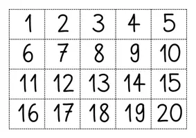 Vorschau - Unterrichtsreihen - Zahlenstrahl bis 20 spielerisch üben – Bewegungsspiel für den Matheunterricht - Seite 1