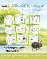 Voorbeeld - Lente - Wandel & Wissel - Buurgetallen t/m 10 - Voorblad