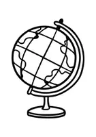 Vorschau - Mal- und Bastelvorlagen - Welt & Reisen Ausmalbilder – 10 Motive - Seite 1