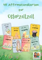 Vorschau - Bildkarten - 48 Affirmationskarten zur Osterzeit - Deckblatt