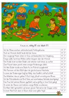 Vorschau - Arbeitsblätter - Lesen/Entscheidungsfragen (differenziert) "Frühling" - Seite 3
