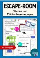 Vorschau - Arbeitsblätter - Escape-Room: Flächen und Flächenberechnungen - Deckblatt