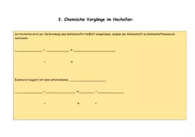 Vorschau - Arbeitsblätter - Der Hochofenprozess - Seite 3