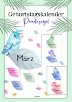 Vorschau - Poster - Geburtstagskalender Paradiesvögel-Blatt - Deckblatt