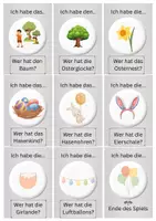 Vorschau - Spiele - Lesespiel "Ich habe, wer hat?" Ostern/Frühling - Seite 2