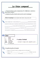 Vorschau - Arbeitsblätter - Futur composé - Deckblatt