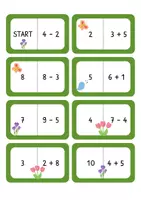 Vorschau - Spiele - Domino ZR 10 Subtraktion und Addition (Frühling) - Seite 2