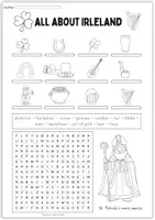 Vorschau - Arbeitsblätter - All about Ireland - Wortschatz Irland - St. Patrick's Day - Deckblatt