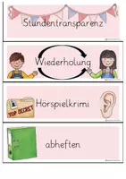 Vorschau - Präsentationen/Tafelbilder - Stundentransparenz in rosa zur Visualisierung - Seite 2