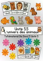 Vorschau - Präsentationen/Tafelbilder - Dis donc! 5 - Unité 5 "les animaux" - Tafelmaterial - Deckblatt