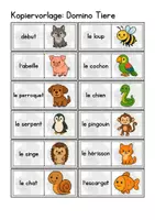 Vorschau - Spiele - Dis donc! 5 - Unité 5 "Les animaux" - Spiele - Seite 1