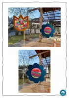 Vorschau - Mal- und Bastelvorlagen - Blumen mit Transparentpapier - Seite 2