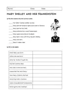 Vorschau - Arbeitsblätter - Mary Shelley and Her Frankenstein: Reading (English) - Seite 2