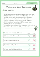 Vorschau - Arbeitsblätter - Deutsch Leseverstehen Ostern (Klasse 2–3) - Seite 2